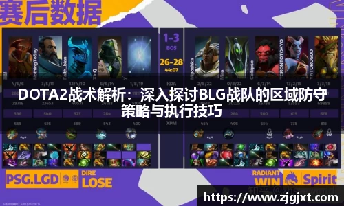 DOTA2战术解析：深入探讨BLG战队的区域防守策略与执行技巧